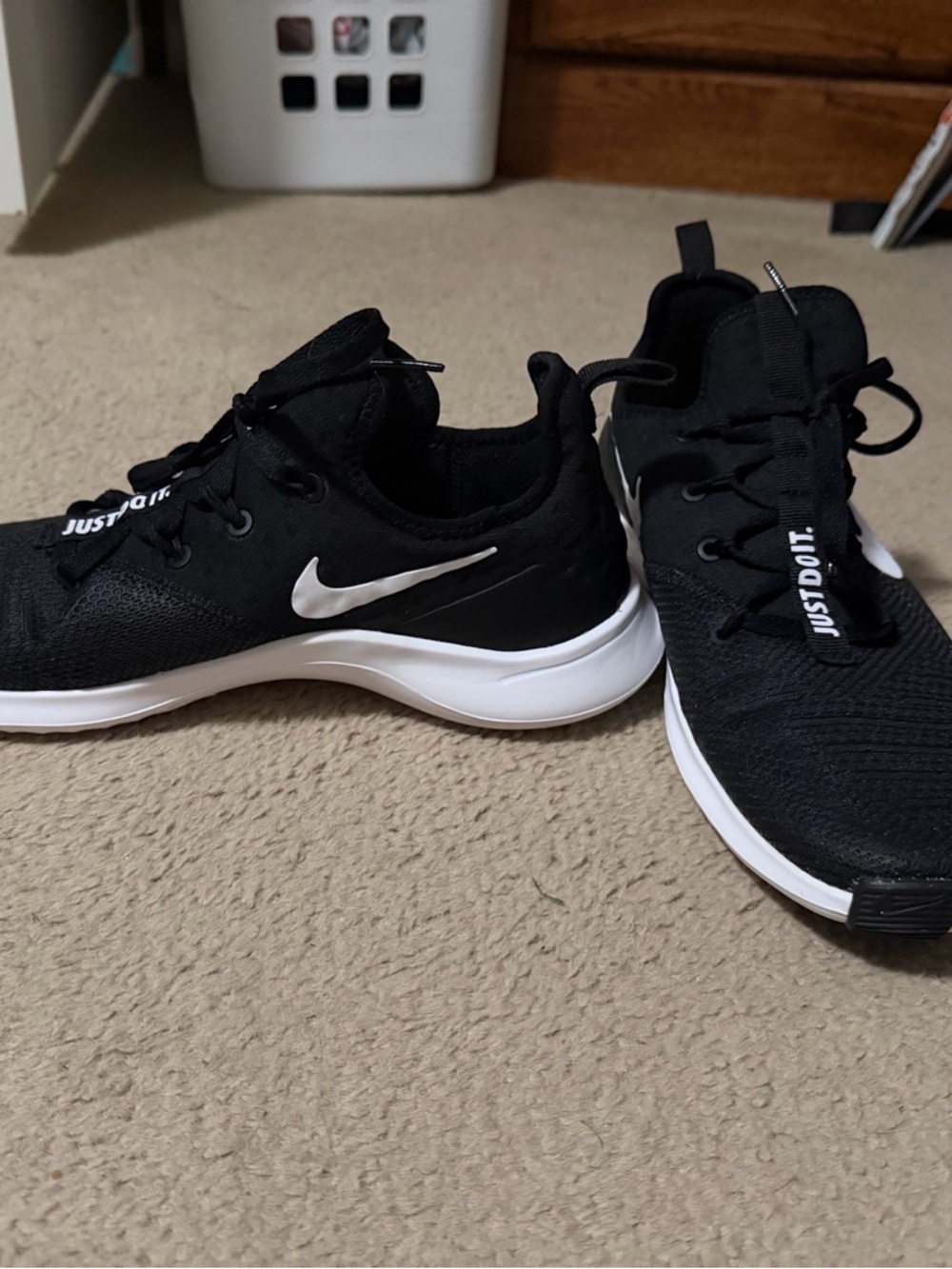 Nike Black and White Trainer Sneakers
